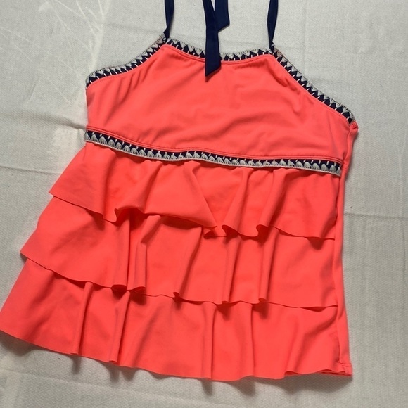 Justice Bathing Suit Top size 16 (BB) - Picture 1 of 4